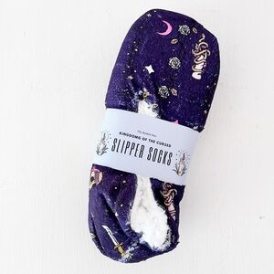 Kingdom of the Cursed Purple Slipper‎ Socks